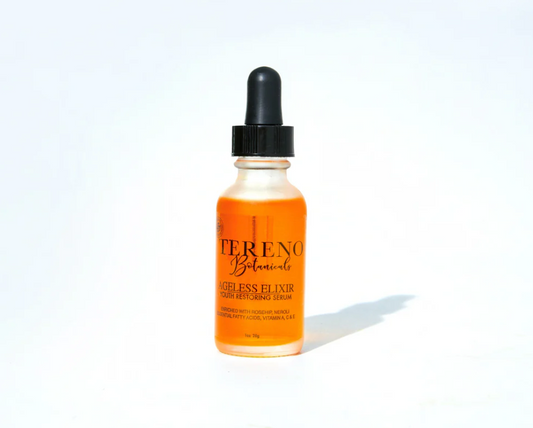 AGELESS ELIXIR NATURAL FACIAL OIL: ANTI-AGING FACIAL OIL WITH VITAMIN C AND A